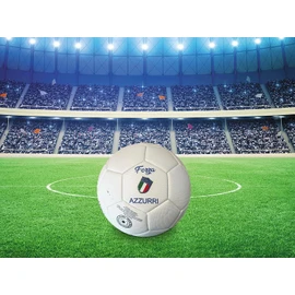 Mikado Sport Football Model Italy White HF PVC Adult Youth Kids (Size 5 - Large)
