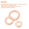 HELIFOUNER Copper Washers, 150PCS 8 Sizes Copper Metric Sealing Washers