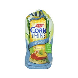 Real Foods - Corn Thins - Original - 150g (Case of 6)