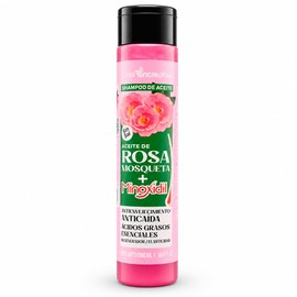 Shampoo de Aceite con Rosa Mosqueta, Suavidad, Anticaída, Regenerador, 500 ml