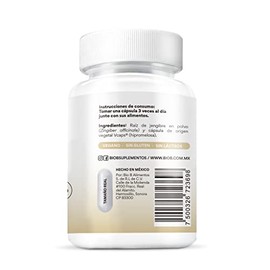Bio B | Jengibre 3 Pack de 60 cápsulas veganas cada uno