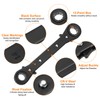 sourcing map Double Box End Reversible Ratcheting Wrench 14mm x