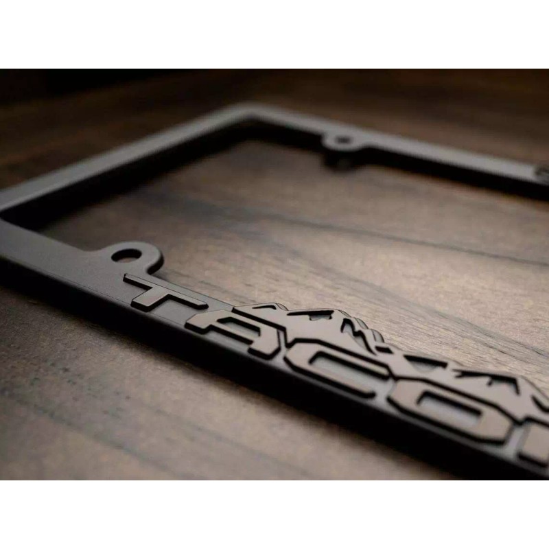 CCG 2 Tacoma Blackout license plate frame Fits Toyota Taco