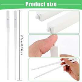 LUFEIS 2 Pairs of Luminous Chopsticks, Lightsaber Chopsticks with 9 Colour Modes, Luminous Sushi Sticks, BPA-Free and Food-Safe, Chopsticks Light for Kitchen Dinner Party