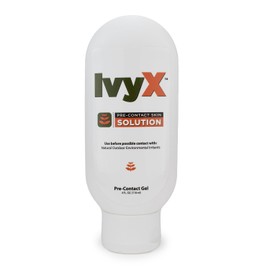 CoreTex Ivy X Pre-Contact Poison Ivy Protection Gel - 4oz Tottle of USA-Made Barrier Gel to Help Prevent Itchy Rashes - Also Works on Poison Oak & Sumac Oils - Quick Dry & Chalk-Free Formula