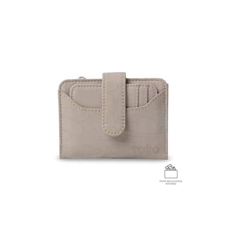 TOTTO Cartera de Dama - Mujer con sistema RFID Blocker