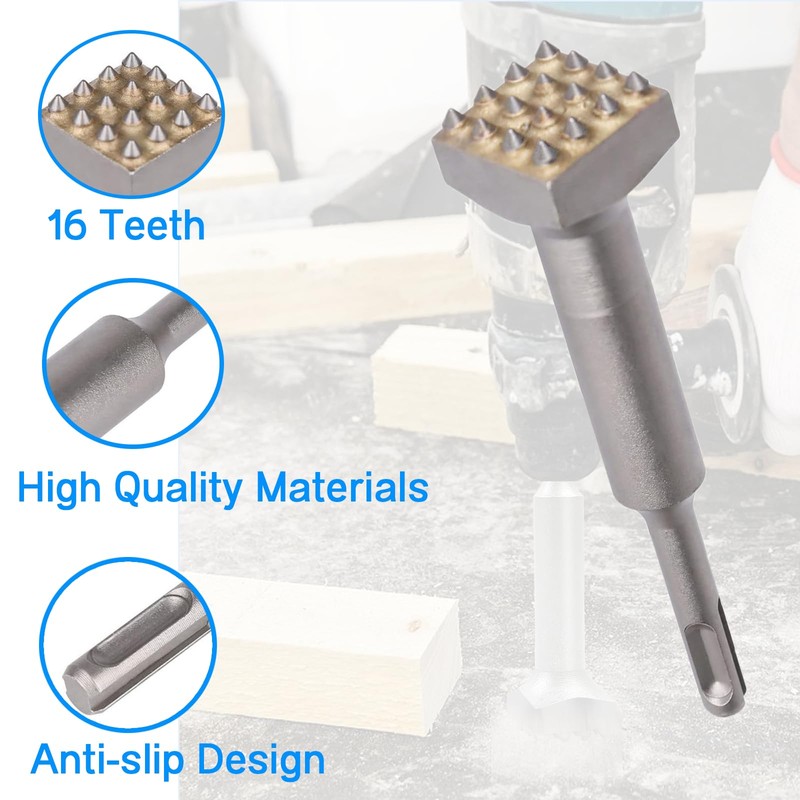 STFALI SDS Plus Chisel, SDS Drill Demolition Bushing Tool Bit,
