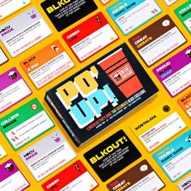 PO' UP! Card Game: College Edition - A Party Game Celebrating Black College Students and Grads | 215 Questions | 11 Categories | 18+