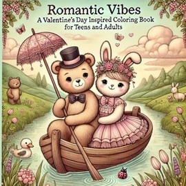 Romantic Vibes a Valentine's Day Inspired Coloring Book for Teens And Adults: Featuring Heartfelt Designs, Love-Themed Patterns, and Relaxing Illustrations to Color and Enjoy