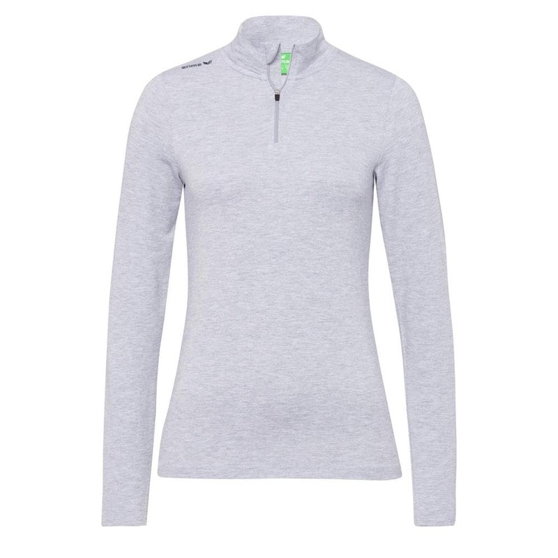 Erima Women's Turtleneck Active Wear, Grey Melange, EU 48