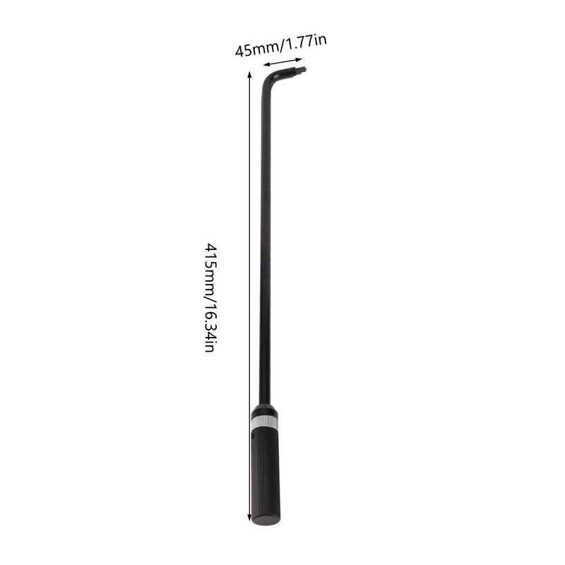 16.34in Carburetor Pilot Screw Adjusting Tool 110° Angled Head Metal
