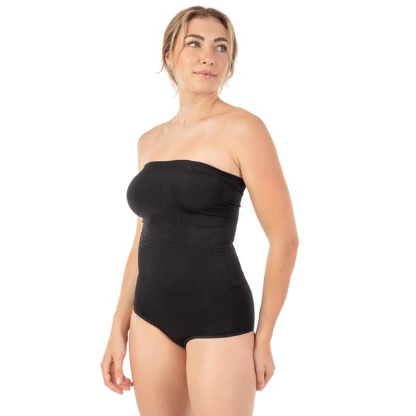 Body Beautiful Shapewear Women's Strapless Tummy Control Bodysuit with Attachable