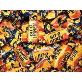 Bit-O-Honey Chewy Candy - BULK CANDY-  100 PIECES- An Old Fashioned Classic!