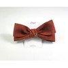 Burnaby corduroy brown hairpin 8cm / 버나비 코듀로이 브라운 헤어핀