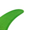 UPSURF Surfboard Single Fins Fiberglass Longboard Green Honeycomb+Carbon 8Inch Surfing