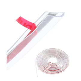 AOCISKA 16Ft Car Door Edge Guards,Car Door Protectors Edge Guards Clear,Universal Fit Rubber U Shape Door Edge Trim,Clear U Shape Automotive Door Edge Molding Door Edge Protector