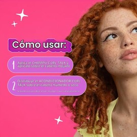 Not Your Mothers Curl Talk Juego de champú y acondicionador, 12 onzas líquidas cada uno