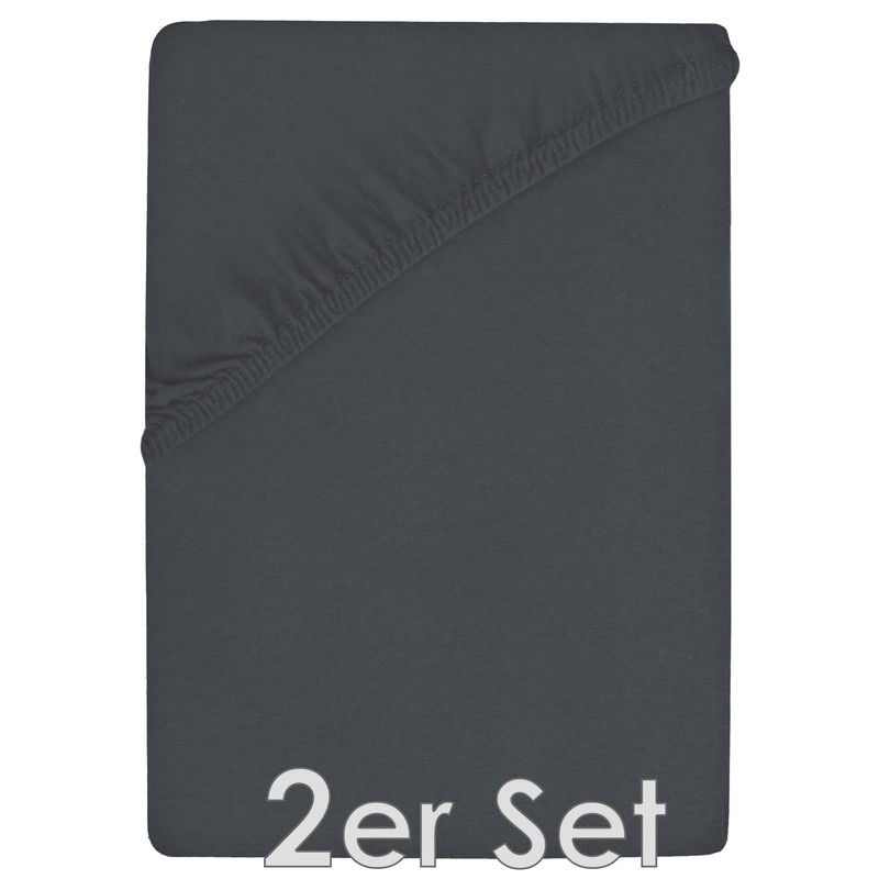 NatureMark Jersey Fitted Sheet, 100% Cotton, Pack of 2, Brand