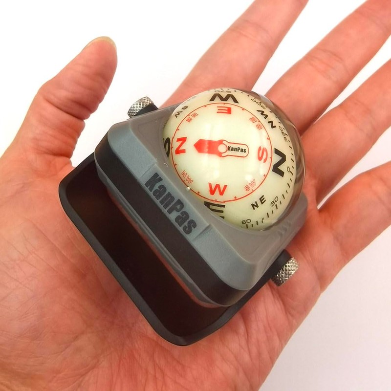 KanPas V-39-L Dashboard Ball Compass for Car with Double Dials