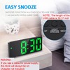 Upgraded Ankilo Digital LED Alarm Clock, Electronic Desktop Clock with