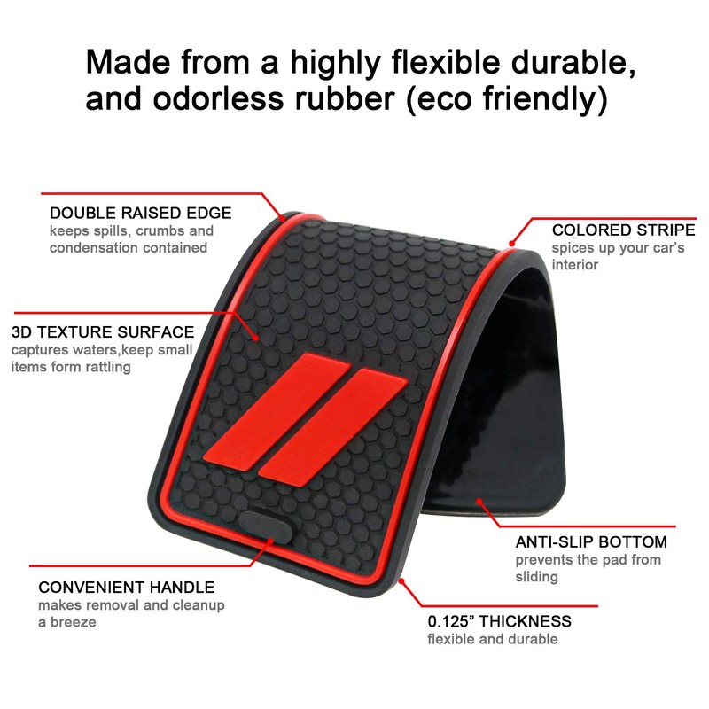 REMOCH Fits Dodge Charger Accessories 2015-2023, Cup Holder Insert Center