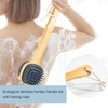 Long Handle Bath Brush with Handing Rope Silicone Shower Back