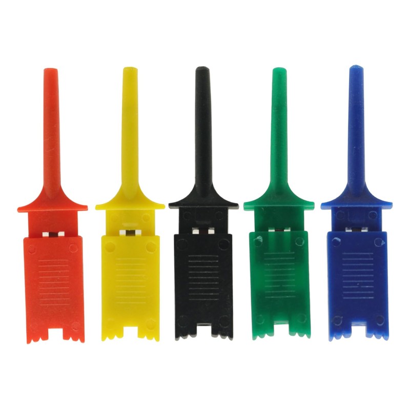 10PCS Test Hook SMD IC 5 Colors Clip Grabbers Test