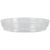 Reko Clear Plastic Saucer - 100mm, Transparent