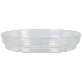 Reko Clear Plastic Saucer - 100mm, Transparent