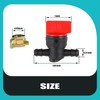 494768 698183 1/4" Fuel Shut Off Valve with clamp Compatible