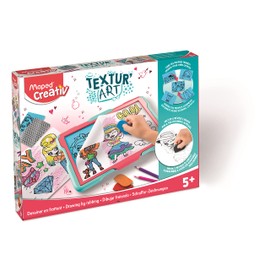 Maped Creativ Textur'Art Fashion Painting by Scrubbing Drawing Tablet Creative Leisure Activity Children from 5 Years