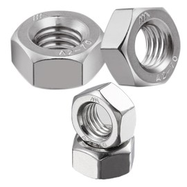 80pcs 5/16"-18 Hex Nuts, 304(A2-70) Stainless Steel Hardware Nuts, SAE Hex Machine Screw Nuts