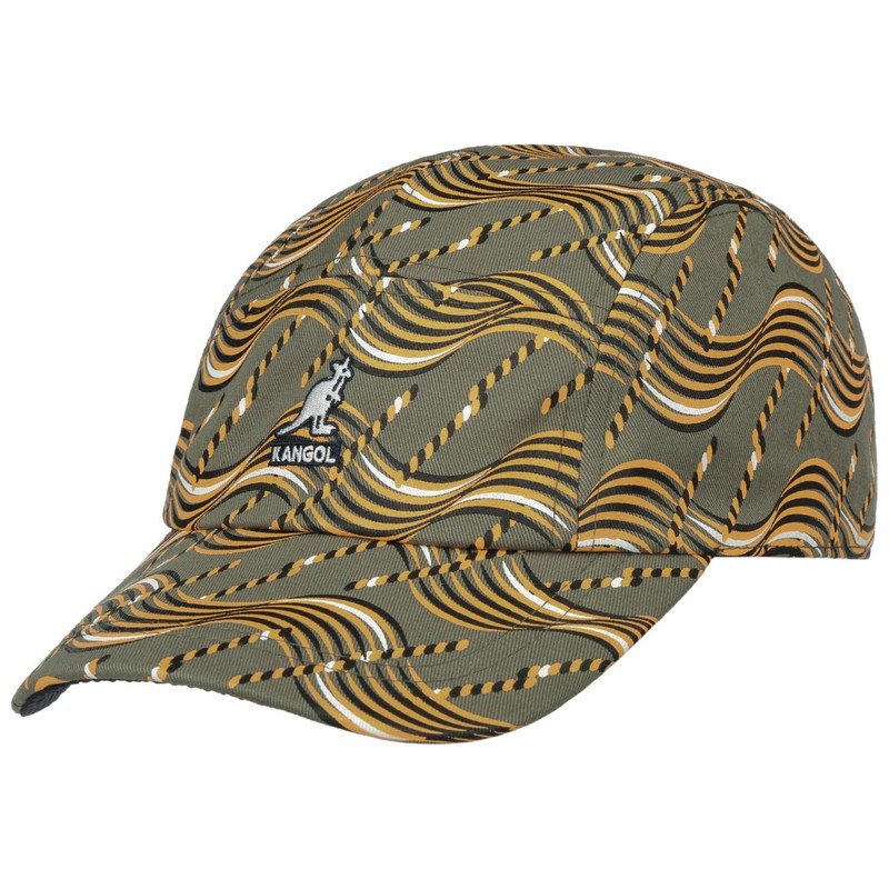 Kangol Facewave Wendecap Baseball Cap (One Size, Olive), olive green
