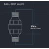 Midline Valve 681U034-OM Ball Drip Valve; Automatic Drain for Fire