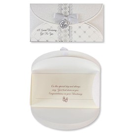 Luxury Money Voucher Wallet Card White Christening Day