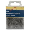 CreaStyle Steel Pins Extra Fine Silver 0.55 x 34 mm