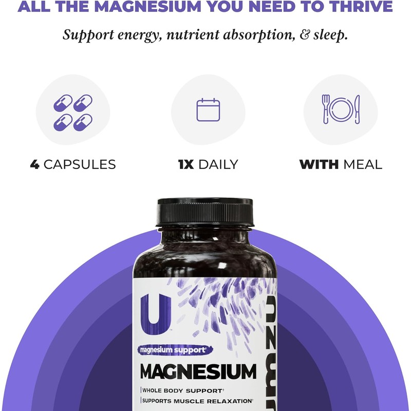 UMZU Daily Magnesium | Potent Bioavailable Magnesium Complex for Healthy