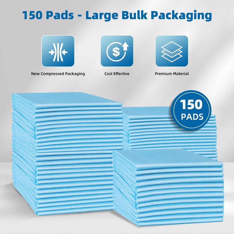 SOFYFINE 150 Count Chucks Pads Disposable 23"x36", Leakproof Adults Incontinence