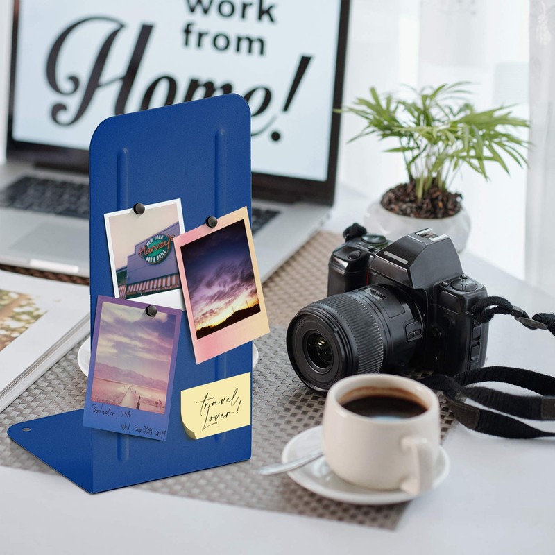 Acrimet Metal Bookends, Jumbo Size 9" H x 4" W