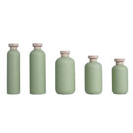 Travel Bottles 5PCS Refillable Shampoo Conditioner Bottles Squeeze Bottles with Flip Cap Plastic Travel Bottles for Lotion Empty Bottles