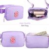 Belt Bag Fanny Pack for Girls - Initial Crossbody Bag