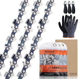 Savior 18 Inch Chainsaw Chain .325" Pitch, .063" Gauge, 68 Drive Links Fits (PRE 2023 .063" Gauge) MS251 MS250 025, Replacement for 3639 005 0068 26RS 68, Oregon L68 V68 (3 Chains)