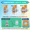 LATCH.IT 1-1/8” RV Storage Locks | 2-Pack RV Compartment Locks