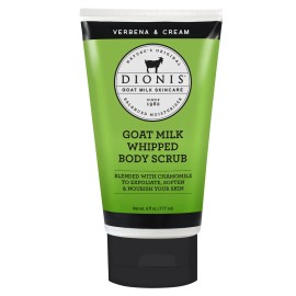 Dionis Goat Milk Body Scrub Verbena & Cream, 6 oz