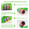 Goldpool Colourful Bike Lock Combination Lock, High Security 5 Digit