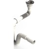 UZMAN Double Siphon, with Flexible Hose, Double Connection, Sink, Kitchen