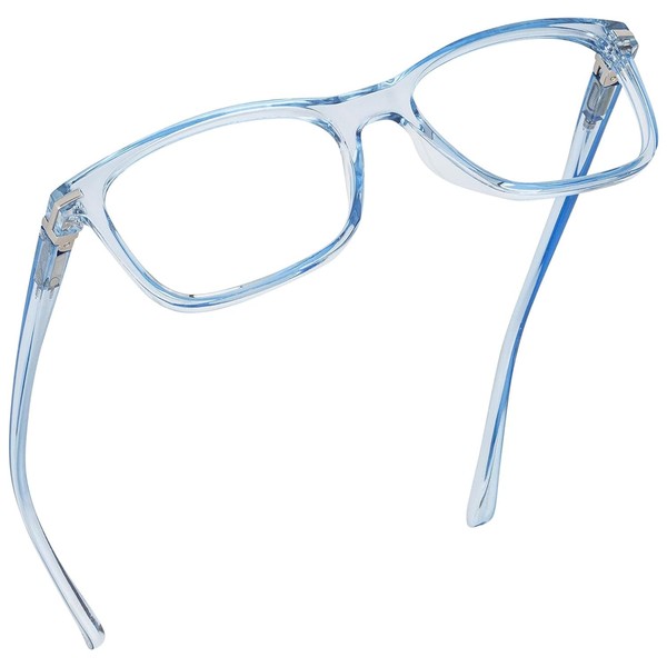 BOGO Readerest Blue Light Blocking Reading Glasses (Light Blue, Zero