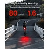 RAVEMEN NT201 Bike Radar Tail Light, 80-Lumen Bright Wide-Angle Bicycle