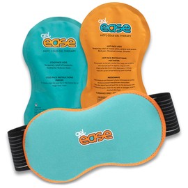 Gel Ease Impacco Gel Caldo e Freddo, Sollievo dal Dolore con Applicazioni Calde e Fredde, Sollievo Lenitivo per Muscoli e Articolazioni, Elimina Gonfiore e Infiammazione, Pacco da 2