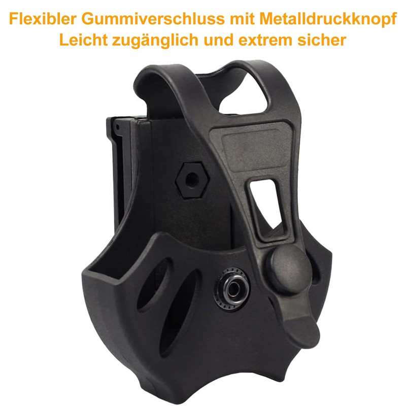 Handcuff Holder, Wear-resistant Handcuff Case with Quick Release, Moulded Handcuffs,